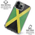 Jamaica Flag Distressed iPhone 16 Pro Max Clear Case